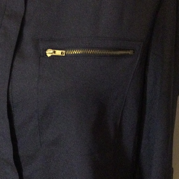 Premise Studio Navy Blue Blouse - Picture 3 of 8